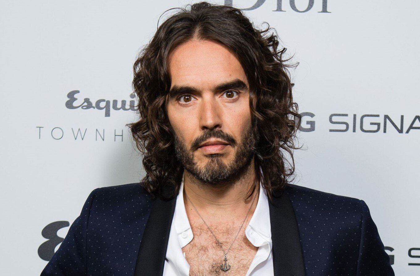Russell Brand pictured here shares his story on pornography with other celebrities including Terry Crews, Rashida Jones, Joseph Gordon-Levitt, and Candace Cameron Bure