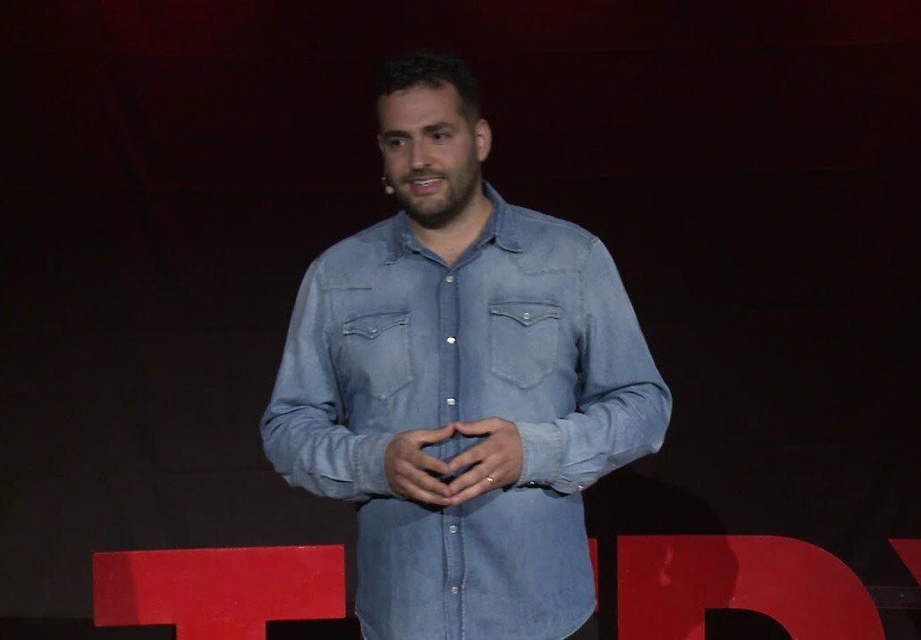 Eli Nash giving a Ted Talk on how he got free from porn after many years of being addicted.
