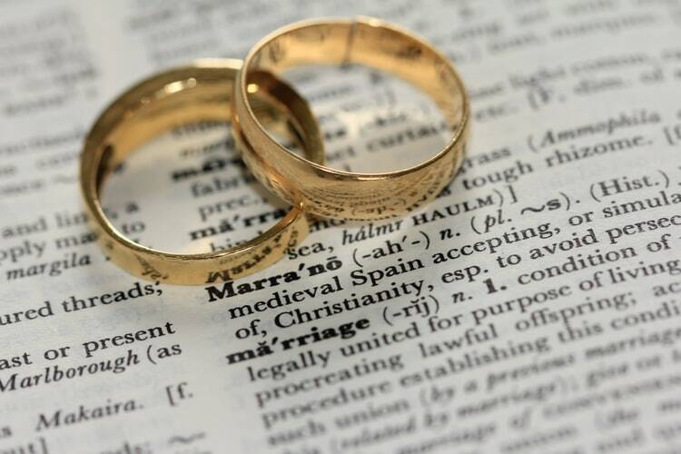 a ring, a symbol of marriage