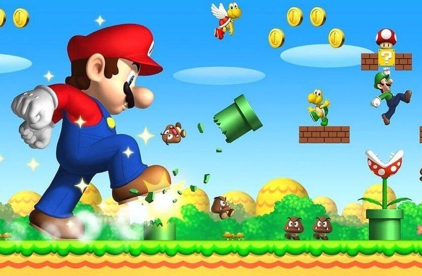 An enlarged Super Mario representing the benefits of nofap / quitting pornography..