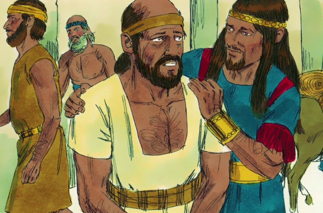 King David and his son Absalom..