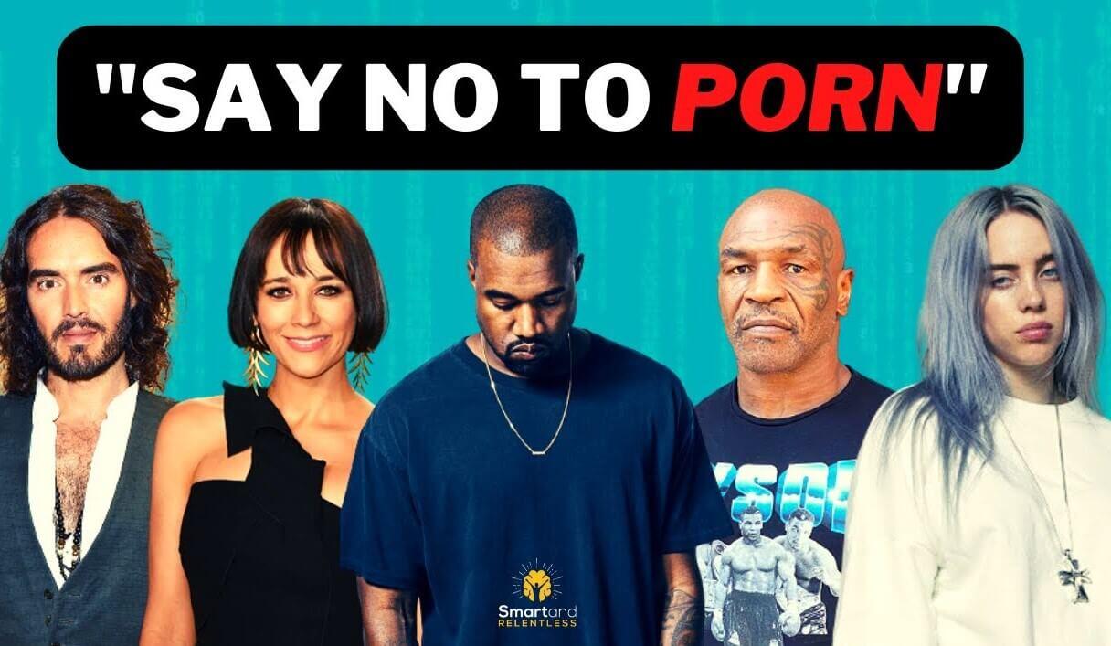 Celebrities speaking against pornography..